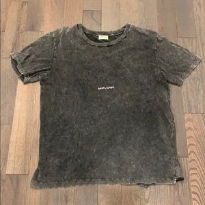 100% Authentic Saint Laurent Distressed Tee